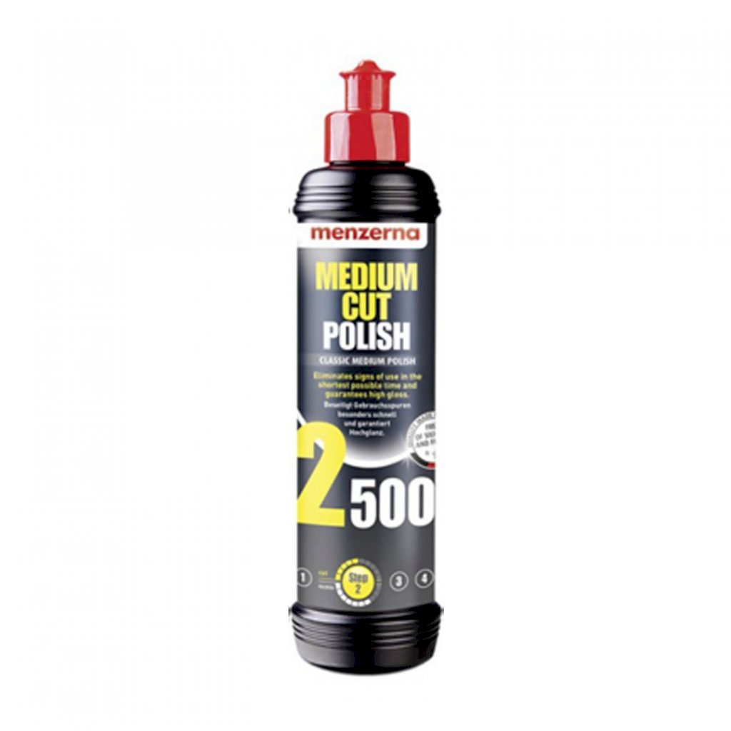 MEDIUM CUT POLISH 2500 250ML – POLIDOR DE REFINO ABRASIVIDADE MODERADA - MENZERNA