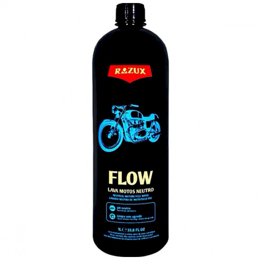 FLOW 1,5L SHAMPOO NEUTRO PARA MOTOS - RAZUX