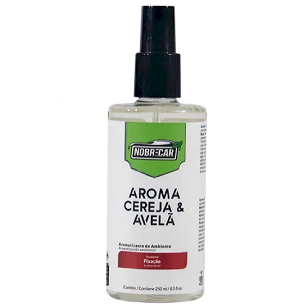 AROMATIZANTE DE AMBIENTE AROMA CEREJA E AVELÃ 250ML - NOBRECAR