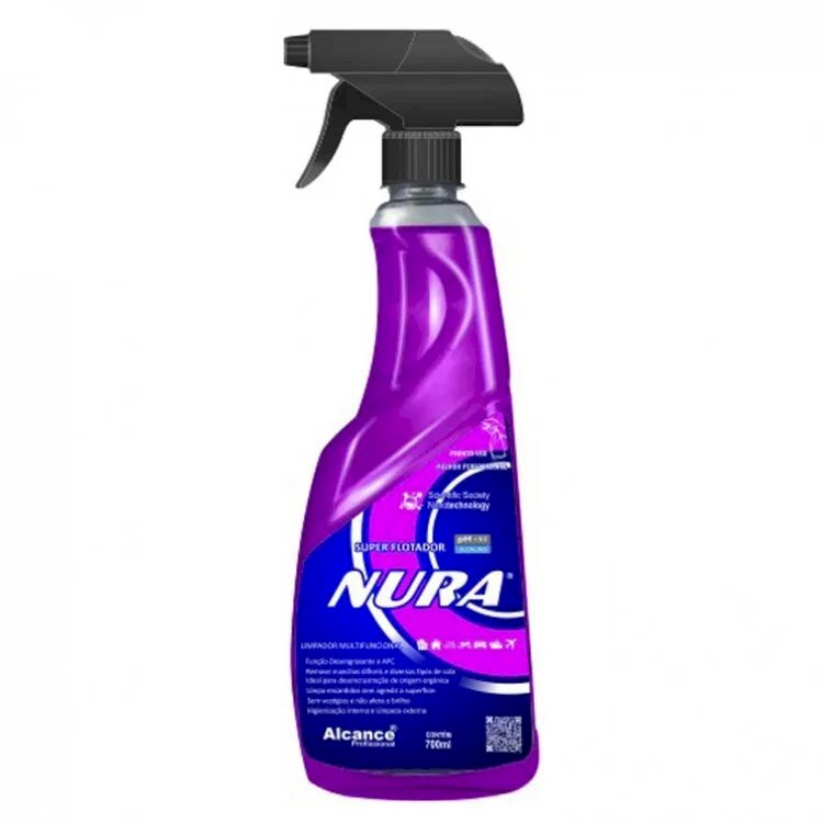 NURA SUPER LIMPADOR BIODEGRADAVEL PRONTO USO 700ML - ALCANCE 
