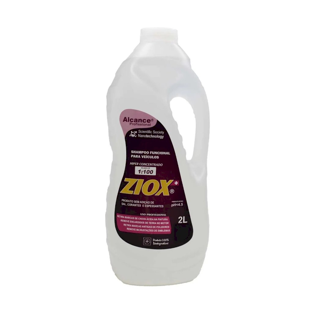 SHAMPOO ÁCIDO FUNCIONAL ZIOX - ALCANCE 2L