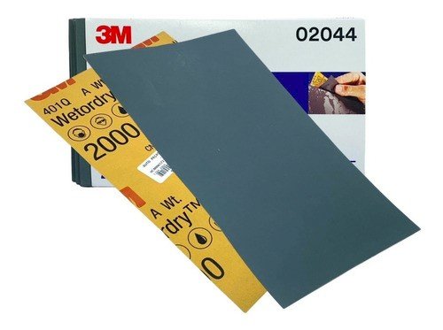 Lixa D´água 3m Grão 2000 Para Polimento - 228 X 139 Mm
