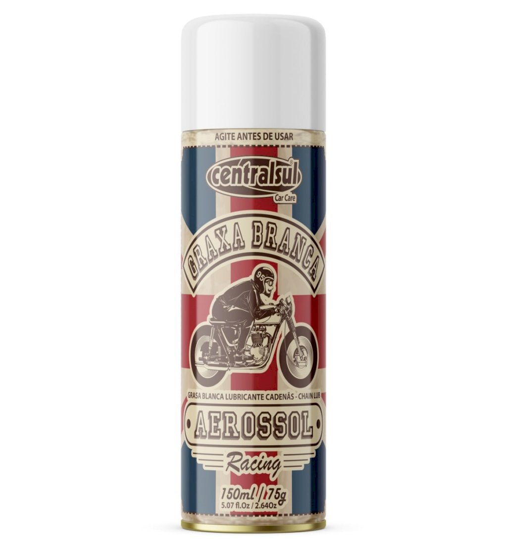 GRAXA BRANCA RACING MOTOS 150ML - CENTRALSUL