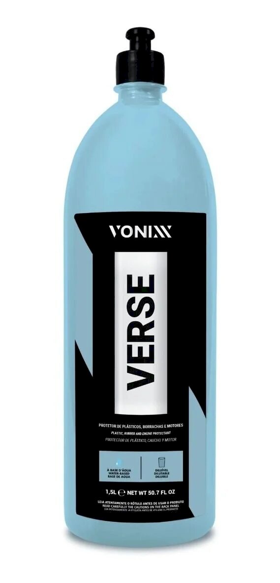 VERSE PROTETOR DE PLÁSTICOS, BORRACHAS E MOTORES 1,5L - VONIXX