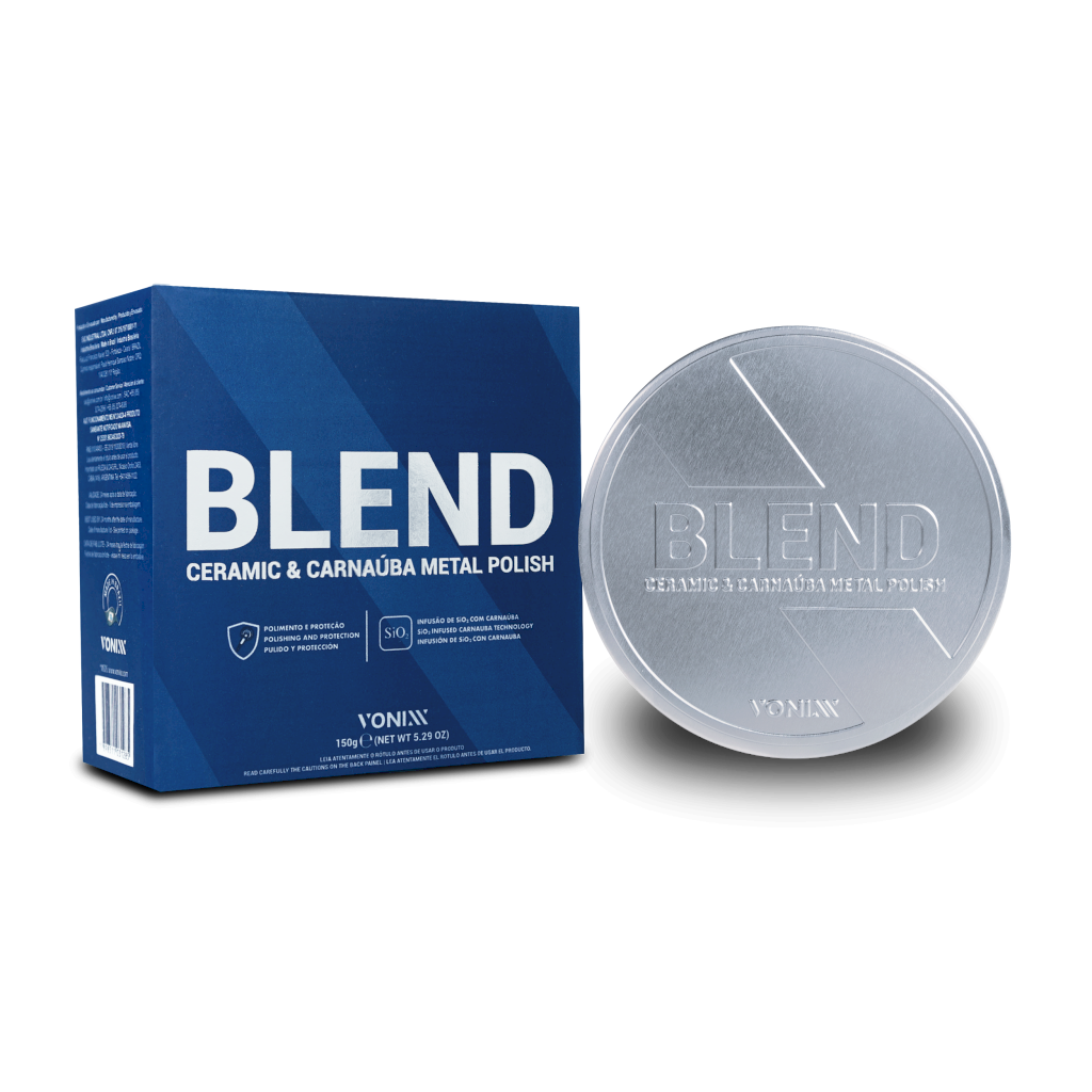 BLEND CERAMIC & CARNAÚBA METAL POLISH 150G POLIDOR DE METAL - VONIXX