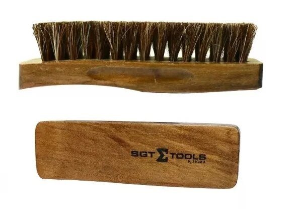 ESCOVA ULTRA MACIA CRINA DE CAVALO CABO DE MADEIRA - SGT TOOLS