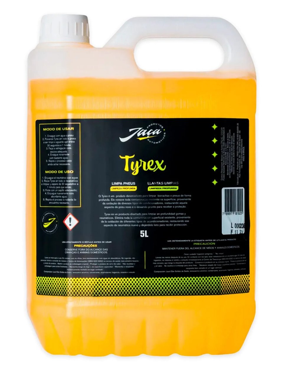 TYREX LIMPA PNEUS 5L - JAÇA