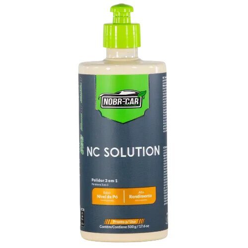 NC SOLUTION 500g - COMPOSTO POLIDOR 3 EM 1 - NOBRECAR 