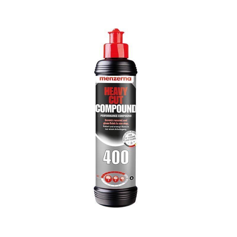 HEAVY CUT COMPOUND 400 250ML – COMPOSTO DE CORTE PESADO - MENZERNA