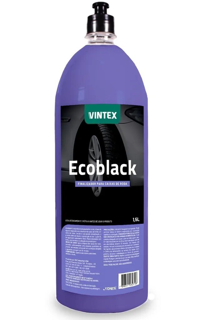 ECOBLACK - FINALIZADOR PARA CAIXAS DE RODA 1,5 LITROS VONIXX-VINTEX