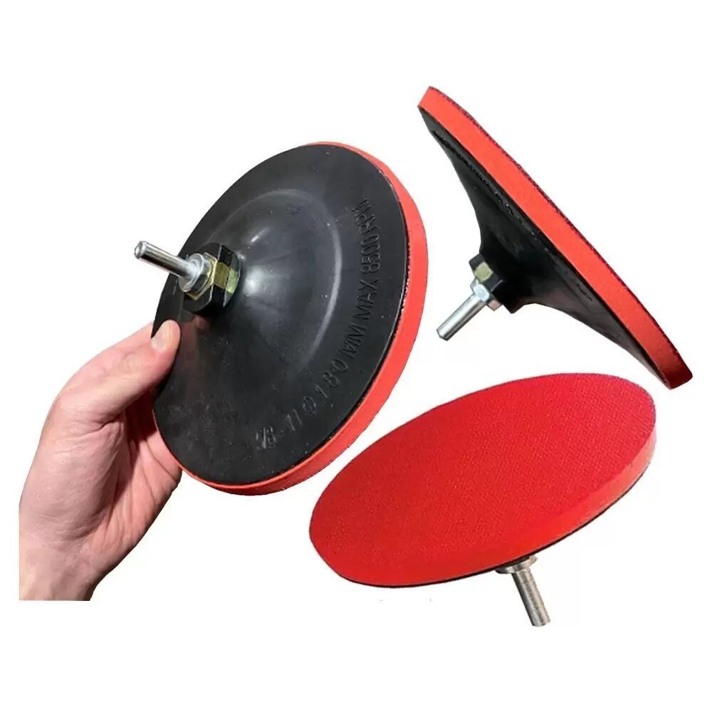 DISCO SUPORTE DE BORRACHA COM VELCRO 6