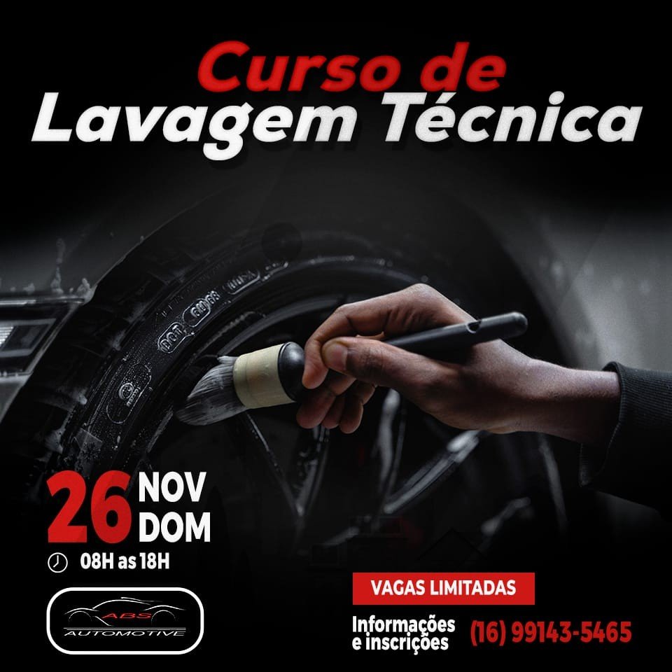 Curso de Lavagem Técnica