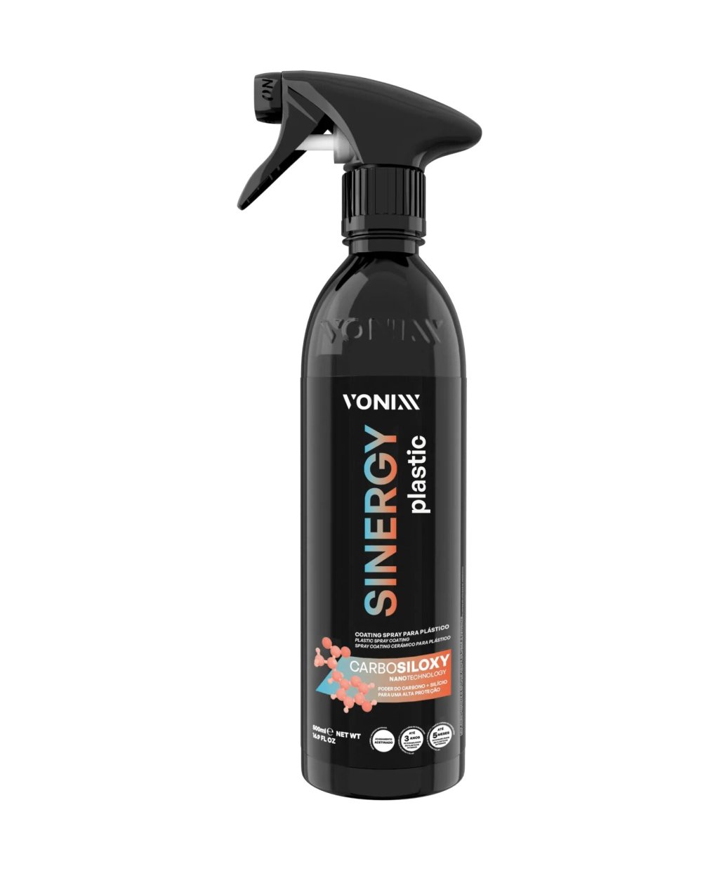 SINERGY PLASTIC COATING PARA PLÁSTICOS 500ML - VONIXX