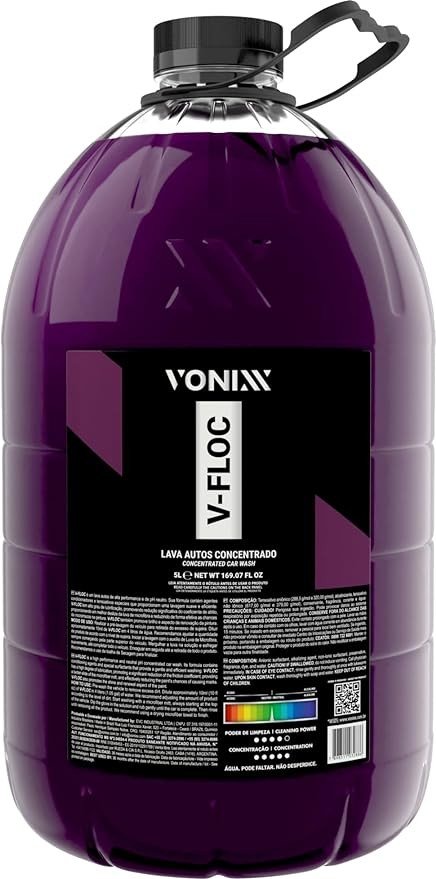V-FLOC LAVA AUTOS SUPER CONCENTRADO 5L - VONIXX