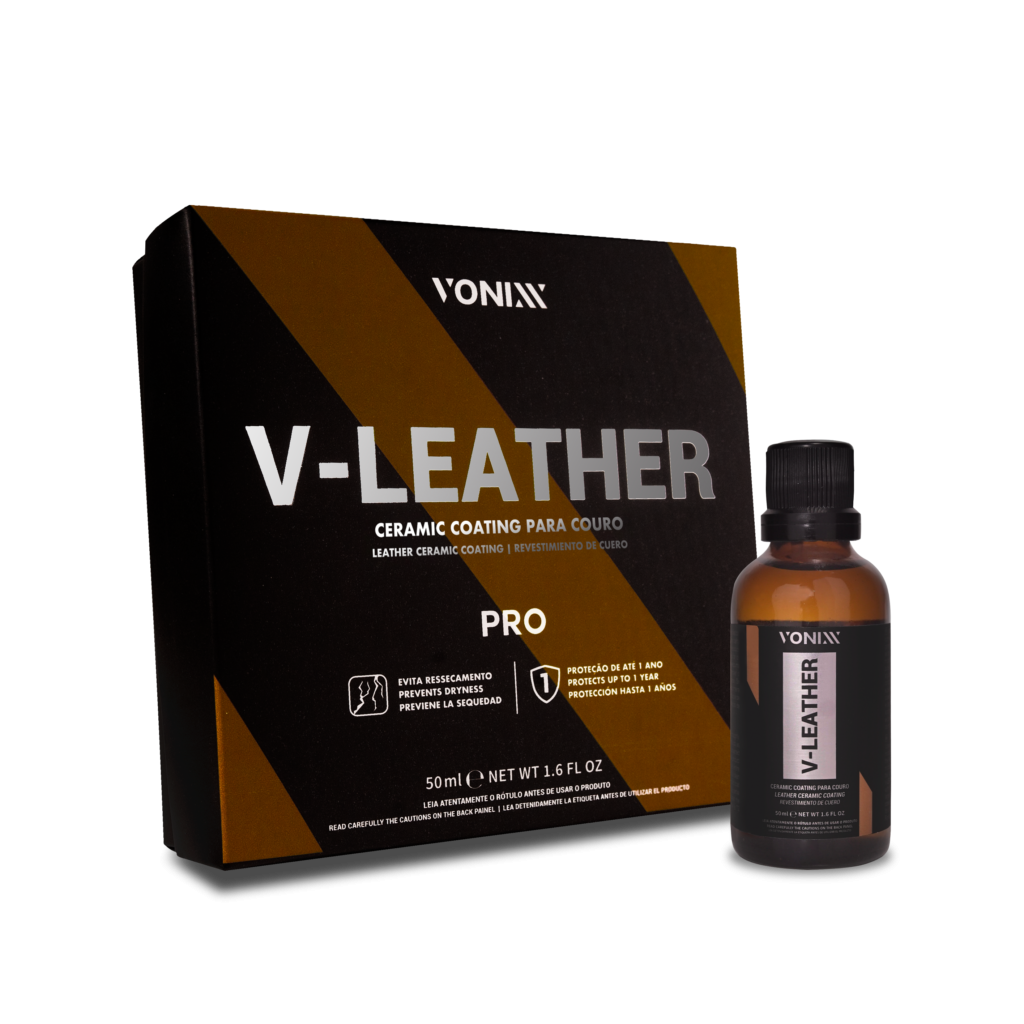 V-LEATHER PRO CERAMIC COATING PARA COURO 50ML - VONIXX