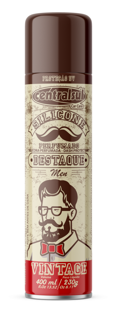 SILICONE AEROSSOL MEN VINTAGE 400ML CENTRALSUL