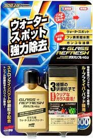 GLASS REFRESH 80ML – DESCONTAMINANTE E REMOVEDOR DE MANCHAS EM VIDROS - SOFT99