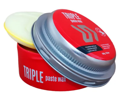 CERA DE CARNAÚBA TRIPLE PASTE WAX 300G - AUTOAMERICA