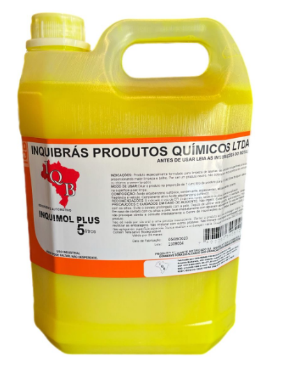 INQUIMOL PLUS 5L SHAMPOO NEUTRO DILUIÇÃO ATÉ 1/10 - INQUIBRÁS