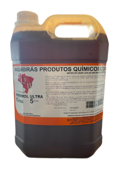 INQUIMOL ULTRA 5L SHAMPOO NEUTRO DILUIÇÃO ATÉ 1/100 - INQUIBRÁS