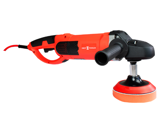  POLITRIZ ROTATIVA 5” CABO 180 GRAUS RED&SHINE 1.400W - SGT TOOLS