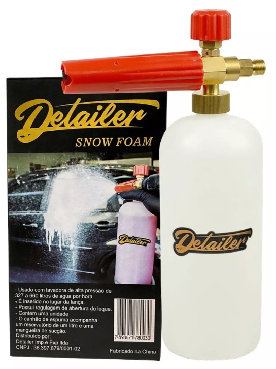 CANHÃO DE ESPUMA SNOW FOAM - DETAILER 