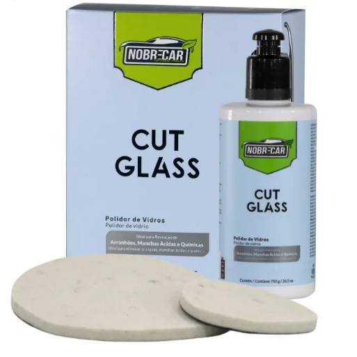 NC CUT GLASS 752G KIT POLIMENTO DE VIDROS - NOBRECAR