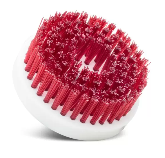 ESCOVA LIMPA ESTOFADOS VERMELHA AGRESSIVA 120MM - AUTOCRAZY