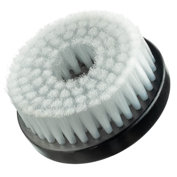 ESCOVA LIMPA ESTOFADOS BRANCA SUPER MACIA 120MM - AUTOCRAZY