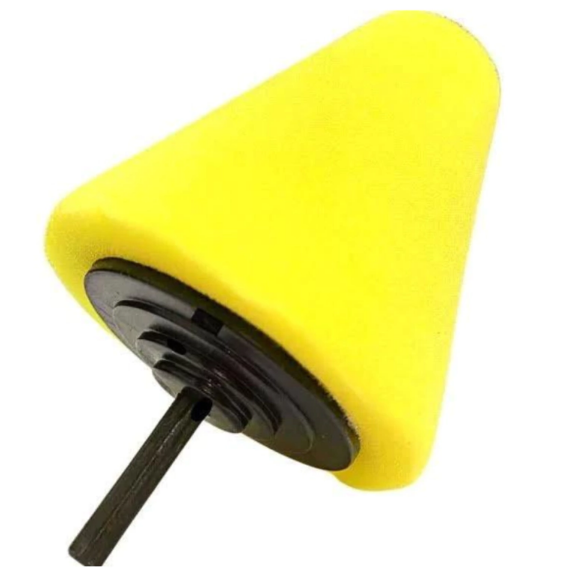 CONE DE POLIMENTO RODAS REFINO AMARELO - SGT TOOLS