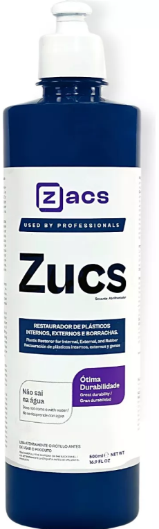 ZUCS RESTAURADOR DE PLÁSTICO INTERNO, EXTERNO E BORRACHAS - ZACS