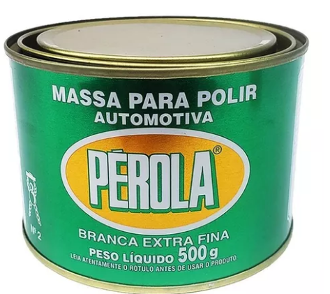 MASSA DE POLIR Nº2 BASE SOLVENTE 500GR - PÉROLA