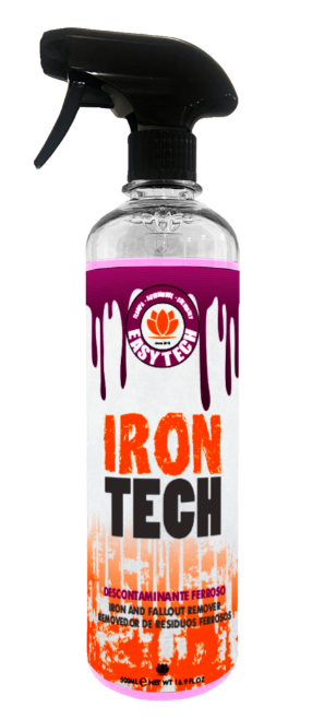 IRONTECH 500ML – DESCONTAMINANTE FERROSO E ELIMINADOR DE FERRUGEM - EASYTECH
