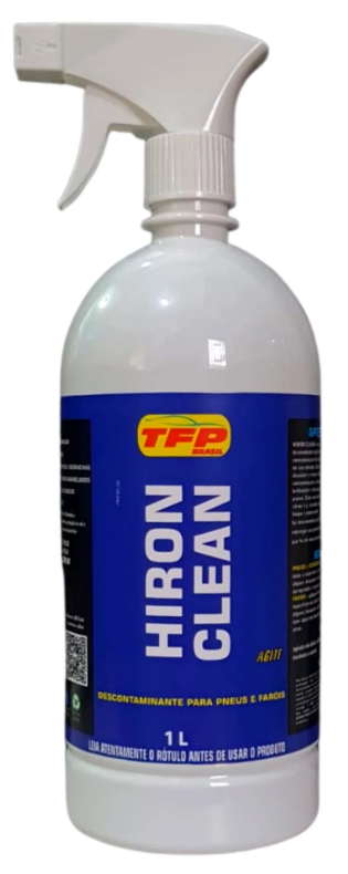 HIRON CLEAN - DESCONTAMINANTE PARA PNEUS BORRACHAS E FARÓIS 1 L - TFP BRASIL