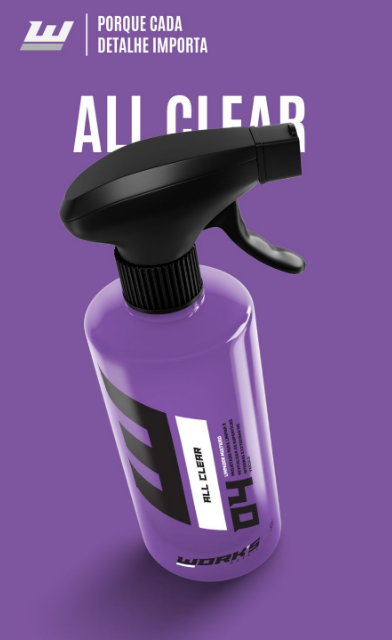 ALL CLEAR LIMPADOR MULT USO 500ML - WORKS DETAIL