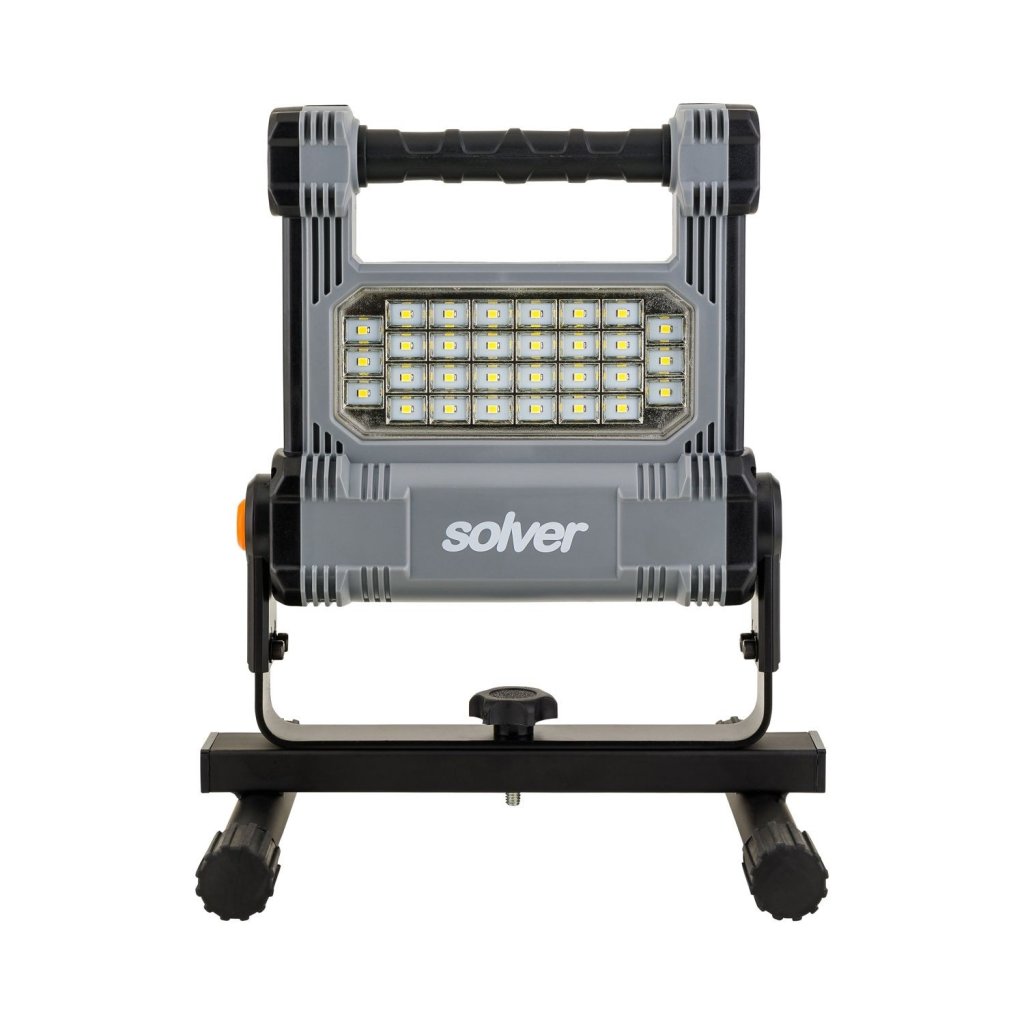 REFLETOR PORTÁTIL RECARREGÁVEL LED 10W SLP-501 - SOLVER