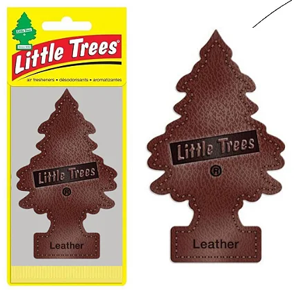 LITTLE TREES - LEATHER (AROMA COURO) - IDEAL PARA CARROS E AMBIENTES