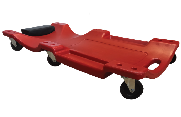 CARRO ESTEIRA PARA MECÂNICO COM ENCOSTO 150KG VERMELHO - SGT TOOLS