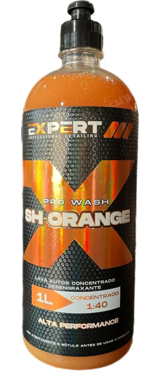 PRO WASH SH-ORANGE LAVA AUTOS CONCENTRADO DESENGRAXANTE 1L - EXPERT
