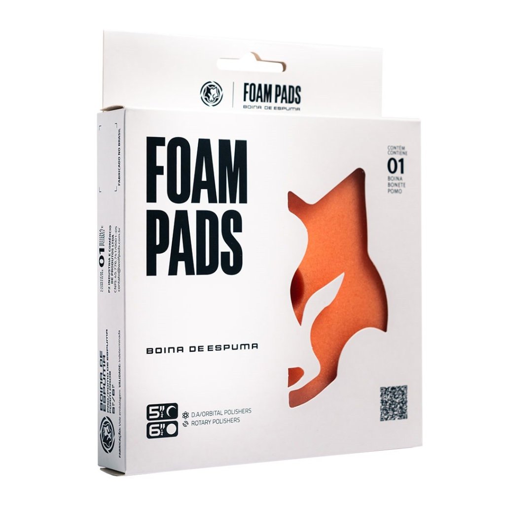 BOINA DE ESPUMA - ONE STEP PAD LARANJA 5