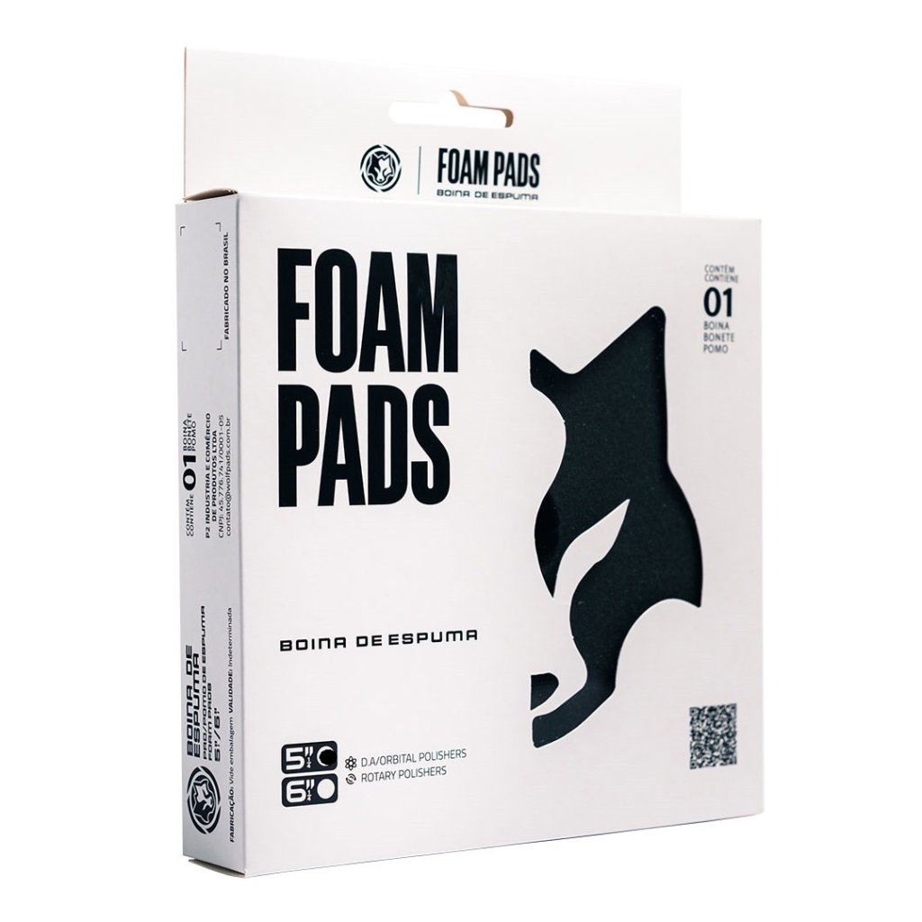BOINA DE ESPUMA - SOFT PAD PRETA 5
