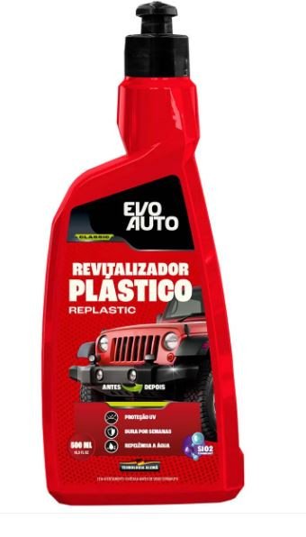 REPLASTIC REVITALIZA PLASTICOS INTERNOS E EXTERNOS 500ML - EVO AUTO 