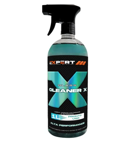 GLASS CLEANER X LIMPA VIDROS EXTERNOS E INTERNOS 1L - EXPERT