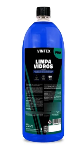 LIMPA VIDROS PRO 1,5L CONCENTRADO ANTI EMBACANTE - VINTEX 