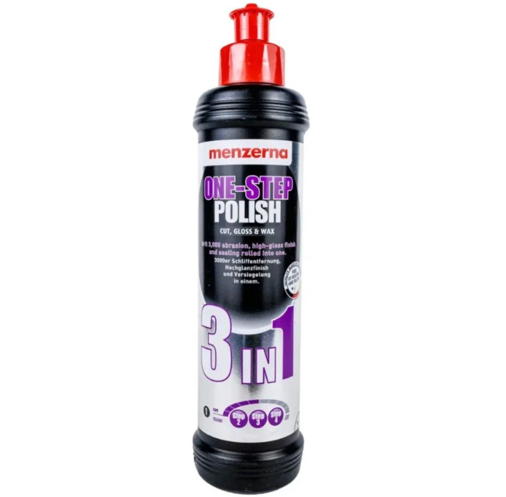 ONE STEP POLISH 3 EM 1 - POLIDOR DE ABRASIVIDADE MÉDIA 250ml - MENZERNA