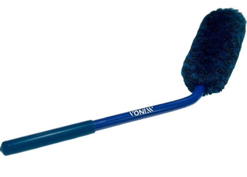 ESCOVA GRANDE DE MICROFIBRA ANGULAR PARA LIMPEZA DE RODAS - VONIXX