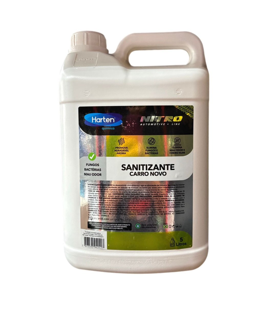 SANITIZANTE CARRO NOVO 5L - NITRO