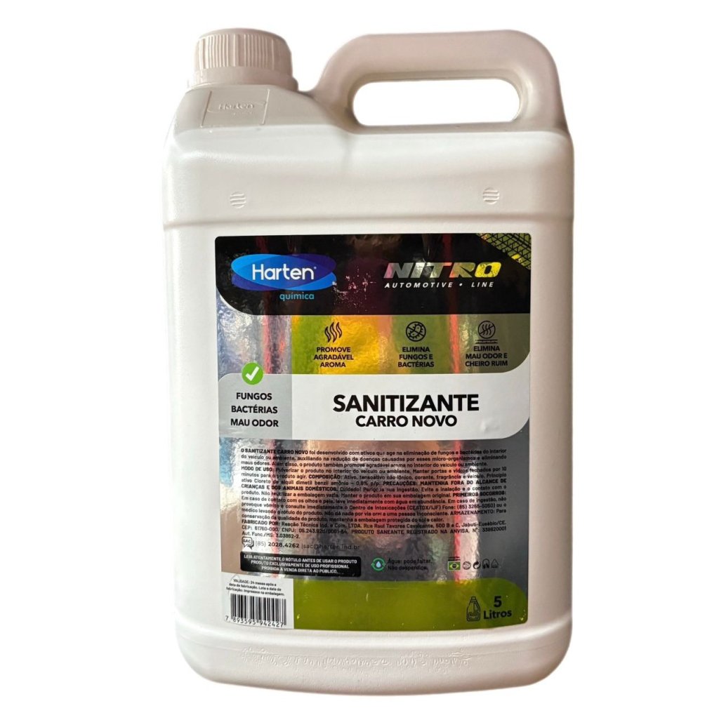 SANITIZANTE CARRO NOVO 5L - NITRO