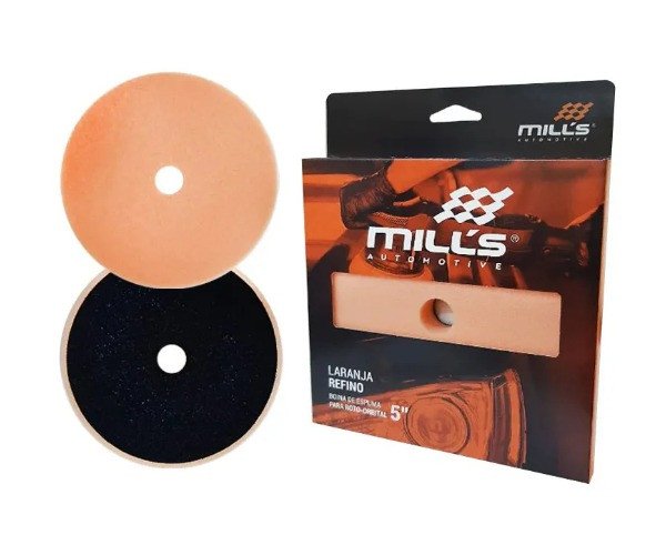 BOINA DE ESPUMA LARANJA REFINO 5'' - MILLS