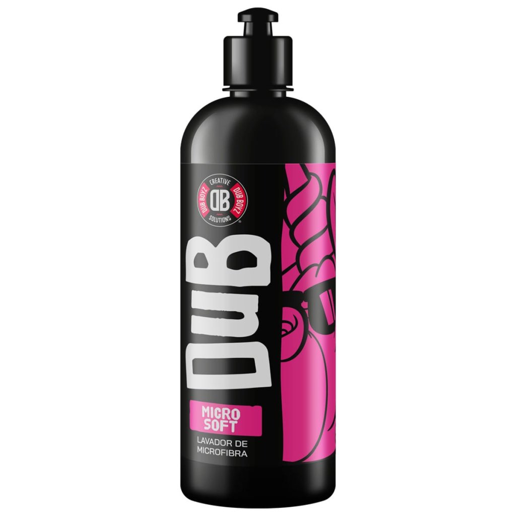 LAVADOR DE MICROFIBRAS MICRO SOFT 500ML - DUB BOYZ